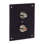 Universal Sub-Panel, Dual RCA Couplers- Red/White