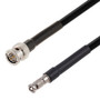 75 Ohm 6G SDI BNC Male to HD-BNC Male Cable Assembly using 1694A-BK Coax, 3 FT