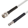 75 Ohm 12G SDI BNC Male to HD-BNC Male Cable Assembly using 4694R-WH Coax, 3 FT