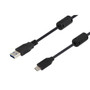USB 3.0 Cables Type A male to Type C male w/ferrites 1M