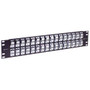 3.50" 32 Port Panel USB A/B Flanged Coupler, Shielded