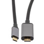 USB to Video Conversion Cable Assembly, USB Type C Male to Mini HDMI Male, 4k @ 60Hz, Nylon Braid, 3M