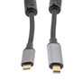 USB to Video Conversion Cable Assembly, USB Type C Male to Mini DisplayPort Male, 4k @ 60Hz, Nylon Braid, Ferrites, 1M