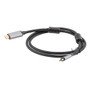 USB to Video Conversion Cable Assembly, USB Type C Male to Mini DisplayPort Male, 4k @ 60Hz, Nylon Braid, Ferrites, 1M