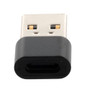 USB 2.0 Adapter, A Male to C Female, Slim Design with Aluminum Housing
