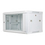 19 inch wide Network Cabinet, 6U, 23.6 inch (600mm) depth, RAL9003-Signal White