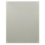 Blank Non-Metallic Starboard Mounting Plate for 1614xx Series Enclosures