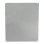 Blank Non-Metallic, Starboard Mounting Plate for 1412xx Series Enclosures