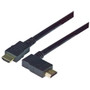 High Speed HDMI  Cable with Ethernet, Male/ Right Angle Male, LSZH, Right Exit  5.0 M