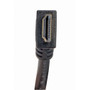 High Speed HDMI Cable with Ethernet, Male/ 45 Degree Angle Male, Left Exit 1.0 M