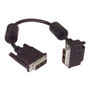 DVI-D Single Link DVI Cable Male / Male Right Angle, Bottom 2.0m