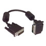 DVI-D Dual Link DVI Cable Male / Male Right Angle,Top 3.0 ft
