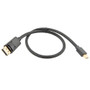 DisplayPort to Mini DisplayPort Male to Male, 4K, nylon braided cable, 3 Meter