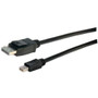 DisplayPort to Mini DisplayPort Male/Male Cable Assembly 3m