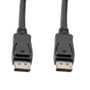 DisplayPort Digital Audio Video Cable Assembly Supporting 16K and HDR as specified in DisplayPort 2.0, Male to Male, PVC, Black, 1M