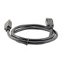 DisplayPort Digital Audio Video Cable Assembly Supporting 16K and HDR as specified in DisplayPort 2.0, Male to Male, PVC, Black, 1M