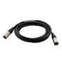 DMX 512 Lighting Cable, 5 pin XLR Male to 5 pin XLR Male, Black, 15 FT