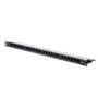 0.5U Cat6A 24 Port Unshielded Patch Panel