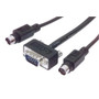 Super Thin KVM Cable,  Male/Male 5.0 ft