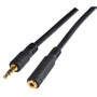 Stereo Audio Cable, Male / Female, 25.0 ft