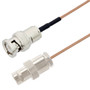 BNC Male to BNC Female Cable Assembly using RG178 Coax, 5 FT