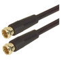 RG6 Coaxial Cable, F Male / Male, 1.0 ft