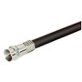RG6 Quad Shield Coaxial Cable Type F Male/Male  1.0 ft