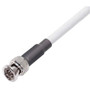 RG6 Plenum Coaxial Cable BNC Male/Male, 1.5 ft