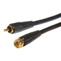 RG59A Coaxial Cable, RCA Male / F Male, 12.0 ft