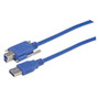 USB 3.0 Cable, Type B/A with Thumbscrew Hardware 1.0M