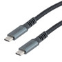 USB 3.2 Data Cable, Aluminum connector, 20Gbps, C Male Plug to C Male Plug, 20V 3A, 1M
