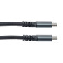 USB 3.2 Data Cable, Aluminum connector, 20Gbps, C Male Plug to C Male Plug, 20V 5A, 1M