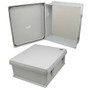 16x14x6 Inch UL® Listed Weatherproof NEMA 4X Enclosure with Blank Non-Metallic Mounting Plate