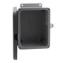 8x6x4" UL Listed Fiberglass Reinf Polyester FRP Weatherproof Outdoor IP66 NEMA 4 Enclosure, Kit bundled w/Aluminum Blank Mount Plate