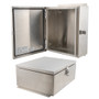 12x10x06 UL Listed Stainless Steel Weatherproof Outdoor IP66 NEMA 4X Enclosure