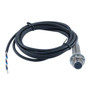 Photoelectric Sensor, M12 x 60mm, PNP NO+NC, Diffuse Reflection 0.2 meter Range, 2 meter 4-wire Cable, IP67, Brass