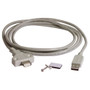 Premium USB Type A Male / Female Mounting Extension Cable, 2.0m