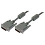 Premium DVI-D Single Link DVI Cable Male / Male  w/ Ferrites, 5.0 ft