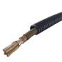 Plastic Armored DVI-D Dual Link DVI Cable Male / Male Right Angle, Bottom, 10.0 ft