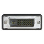 Premium Panel Mount DVI-D Dual Link Male/Female Cable Assembly 1ft