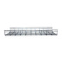 Wire Mesh Cable Tray 12"D x 4"H x 10ft. 4pk BLK