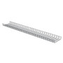Wire Mesh Cable Tray 18"D x 4"H x 10ft. 4pk BLK