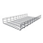 Wire Mesh Cable Tray 20"D x 4"H x 10ft. 2pk BLK