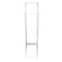 42U adjustable depth  4-post open frame (12-24) network rack RAL9003 -Signal White