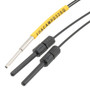 Fiber Optic Sensor Cable, 2M Side-view, Diffuse Reflection, R10 POF, M3 Cylindrical Sensing End with 2.0mm Diameter Extension