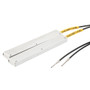 Fiber Optic Sensor Cable, 2M Array-type, Thru-beam, R25 POF with Rectangular Sensing End and 120 mm Wide Right Angle Beam Exit
