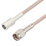 SMA Male to SMB Plug Cable Assembly using RG316-DS Coax, 1.5 FT