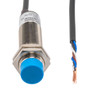 Capacitive Proximity Sensor, Cylindrical, M18, Non-shielded, Ni-plated Brass, PNP NO+NC, Sensing Distance 8 mm, 2 meter 4-wire cable