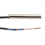 Inductive Proximity Sensor, Cylindrical, M6, Shielded, Ni-plated Brass, NPN NO, Sensing Distance 1 mm, 2 meter 3-wire cable