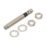 Inductive Proximity Sensor, cylindrical, M8 threaded, non-shielded, stainless steel, NPN NO, sensing distance 2mm, 3-pin M8 connector